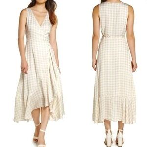 XS Charlie Henry Gingham Wrap Dress